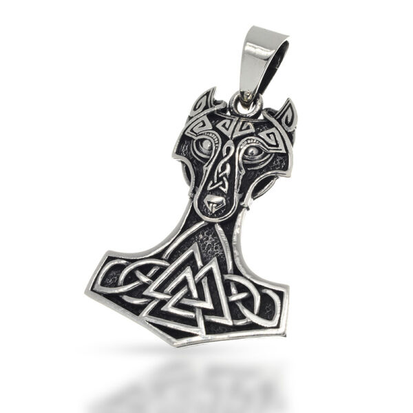 925 Sterling Silver Pendant - Thorhammer "Mjöllnir"