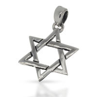 925 Sterling Silber Anhänger - Davidstern