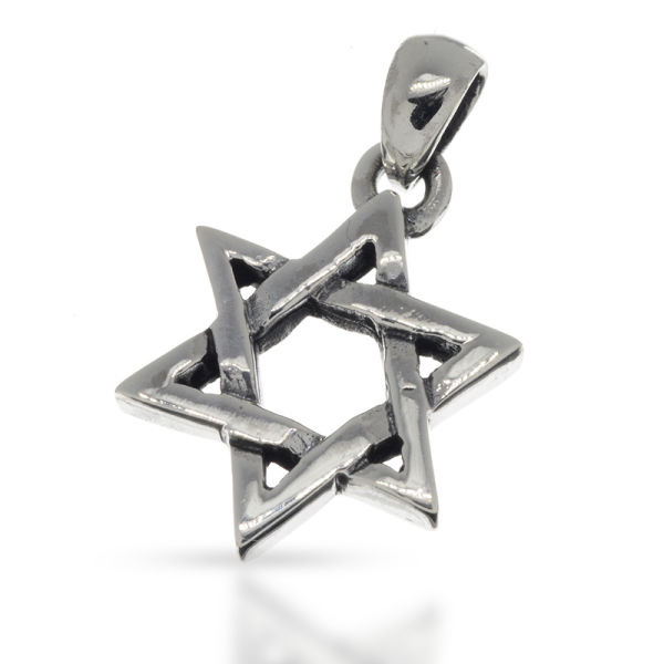 925 Sterling Silber Anhänger - Davidstern