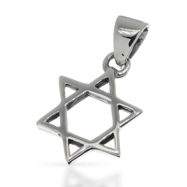 925 Sterling Silber Anhänger - Davidstern