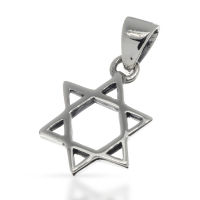 925 Sterling Silver Pendant - Star of David