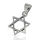 925 Sterling Silber Anhänger - Davidstern