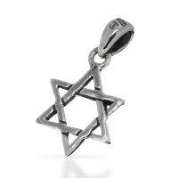 925 Sterling Silber Anhänger - Davidstern