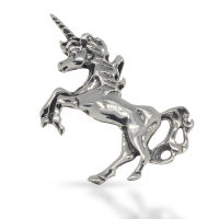 925 Sterling Silber Anhänger - Einhorn