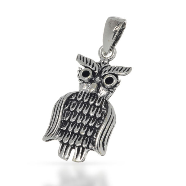 925 Sterling Silver Pendant - Owl "Pia"