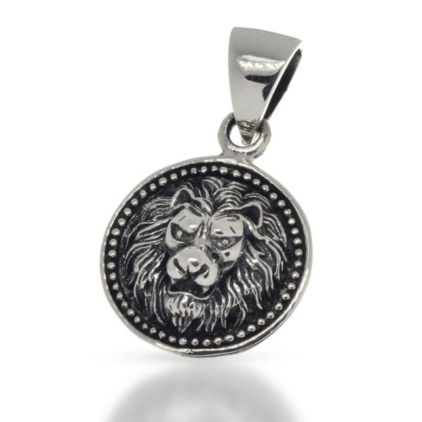 925 Sterling Silver Pendant "Leo Caput"