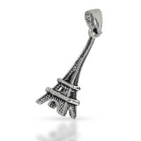 925 Sterling Silver Pendant - Eiffel Tower "Mona...