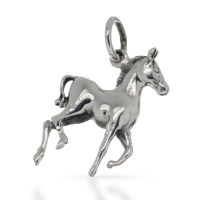 925 Sterling Silver Pendant - Horse "Azure"