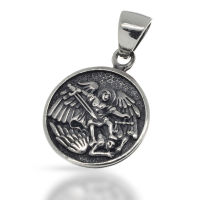 925 Sterling Silver Pendant - Archangel VS. Satan