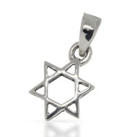 925 Sterling Silber Anhänger - Davidstern