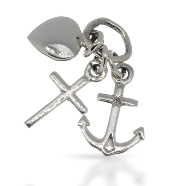 925 Sterling Silver Pendant - Camargue Cross