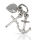 925 Sterling Silver Pendant - Camargue Cross