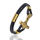 Lederarmband mit Edelstahlverschluss-Hammer des Donnergottes Thor
