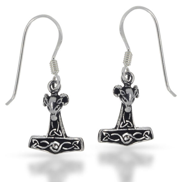 925 Sterling Silver Earrings - "Ram"