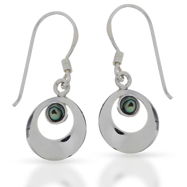 925 Sterling Silber Ohrhänger Abaloni - "Haliotis"