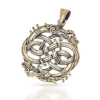 Bronze pendant - entwined dragons "Kimso"