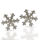 925 Sterling silver stud earrings - "Ice Age"