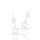 925 Sterling silver earrings - mother-of-pearl and star
