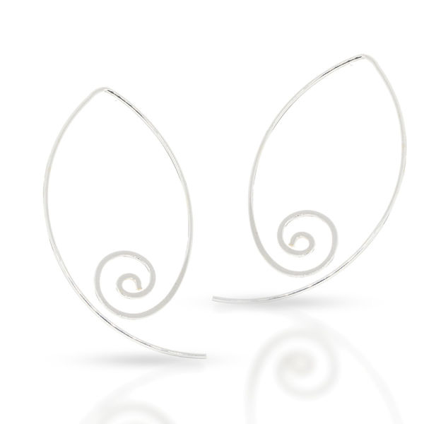 925 Sterling silver earrings - spiral