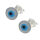 Silver Stud Earrings - Eye
