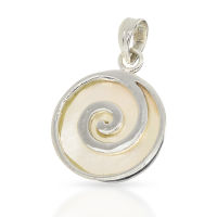 925 Sterling Silver Pendant "Snow"