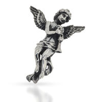 925 Silberanhänger – Engel mit Flöte im...