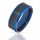 Tungsten ring - Circumferential ring blue 54 (17,2...
