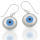 925 Sterling silver earrings - Blue eye "Selina"