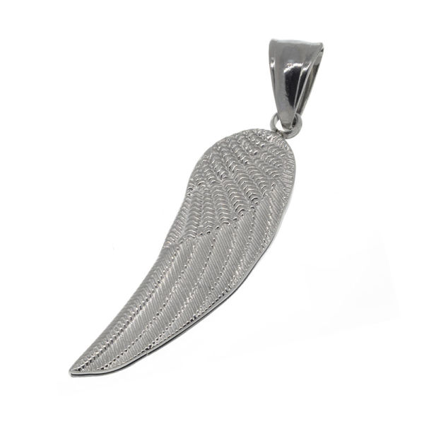 Stainless steel pendant - "Vasier" wings