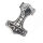 Edelstahlanhänger – Thors Hammer Freyda mit Stufenornament