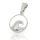 925 Sterling Silber Anhänger - Welle