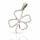 925 Sterling silver pendant - cloverleaf 23 mm