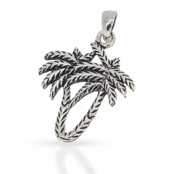 925 Sterling silver pendant - palm tree