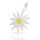 925 Sterling silver pendant - flower blossom