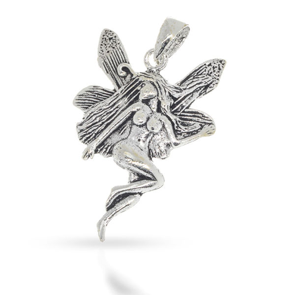 925 Sterling silver pendant - fairy
