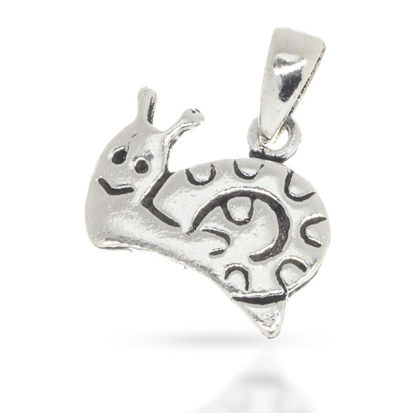 925 Sterling Silber Anhänger - Schnecke