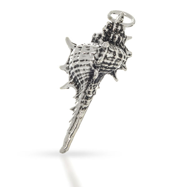 925 Sterling Silber Anhänger - Muschel