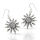 925 Sterling silver earrings - flower blossom without