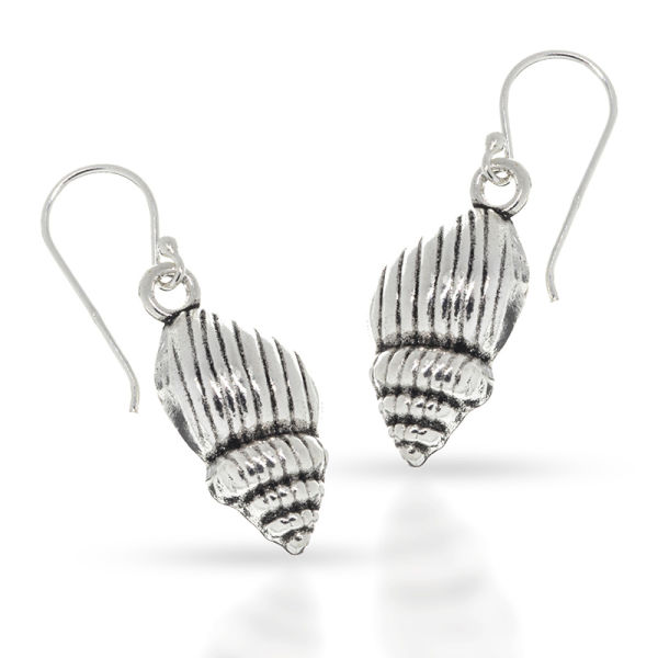 925 Sterling silver earrings - shell