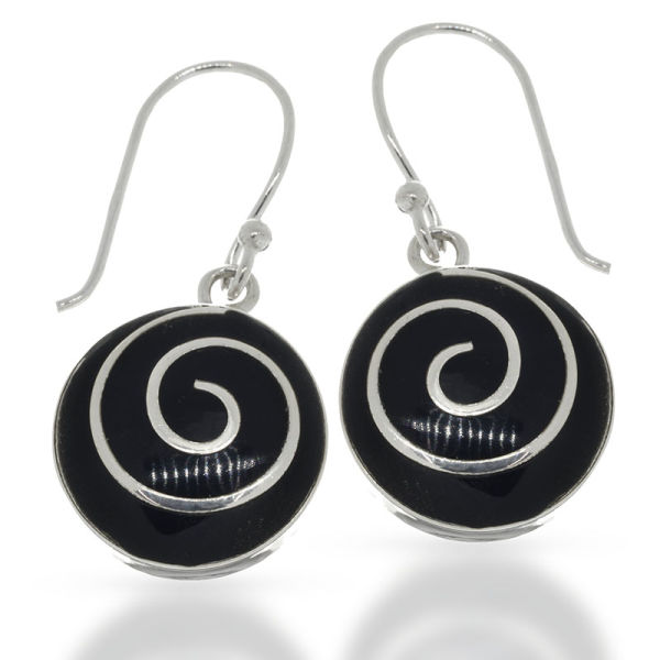 925 Sterling silver earrings - spiral