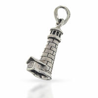 925 Sterling Silver Pendant - Lighthouse