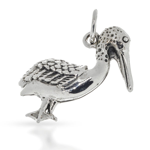 925 Sterling Silber Anhänger - Stockente