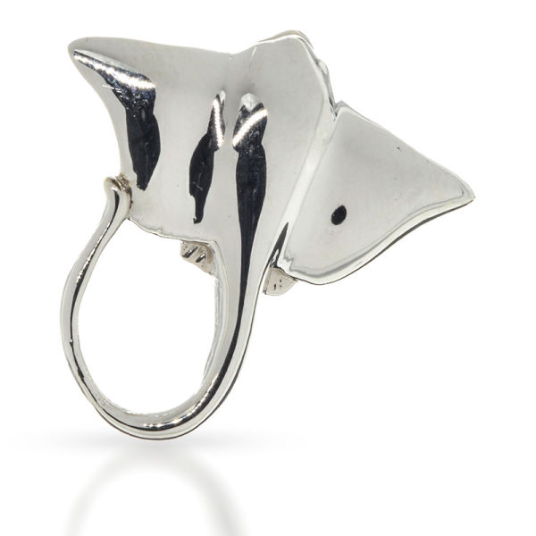 925 Sterling silver pendant - Manta ray