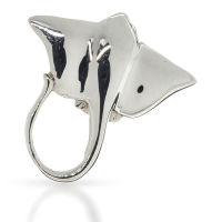 925 Sterling silver pendant - Manta ray