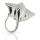 925 Sterling silver pendant - Manta ray