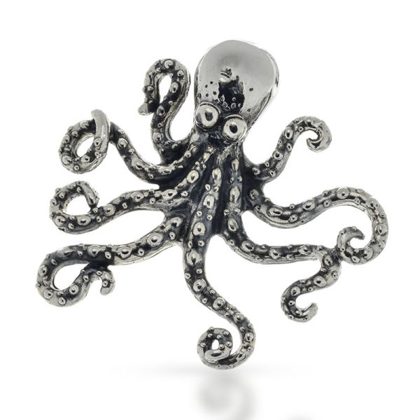 925 Sterling silver pendant - octopus