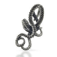 925 Sterling silver pendant - octopus arms