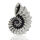 925 Sterling Silber Anhänger - Fossil 23 mm
