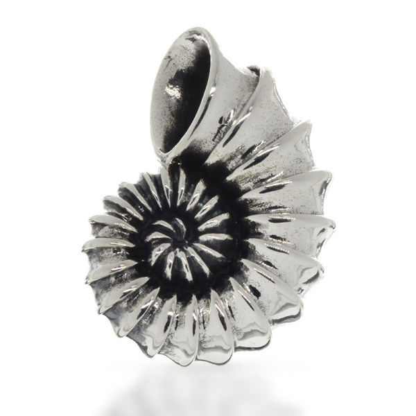 925 Sterling Silber Anhänger - Fossil 42 mm