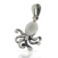 925 Sterling silver pendant - octopus